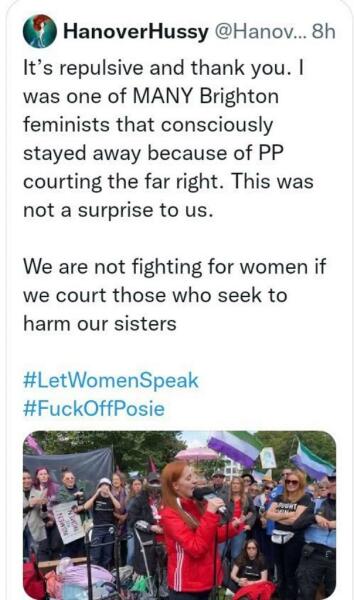 Here we go again! Brighton Police want to interview KJK about a hate crime.