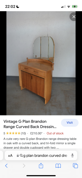 To ask you to show me your Dressing table