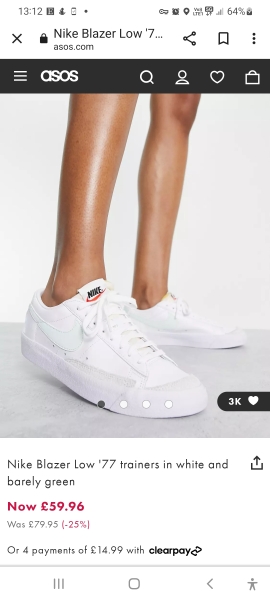 Which white trainers?