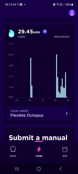 My smart meter is £3.57 it's 8am!