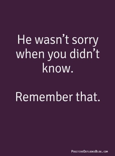 Did you feel sorry for DH when he got caught? 