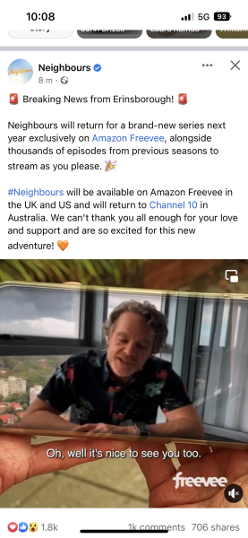 Neighbours, the one where they all live happily ever after and we make up the rest in our heads.  NO SPOILERS 