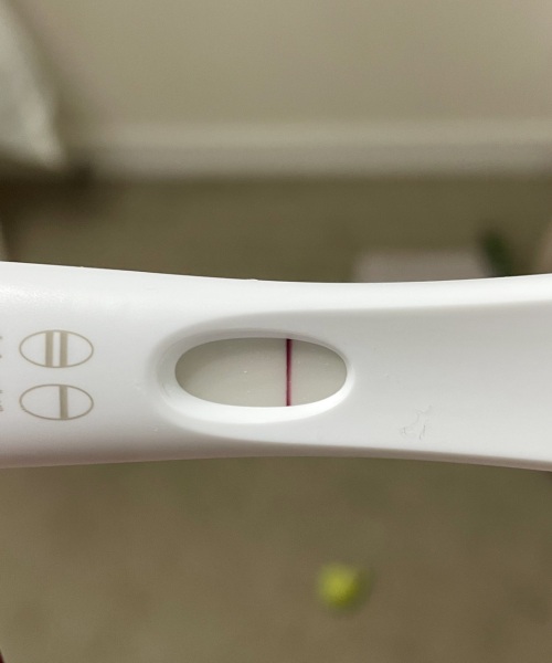Indent, faint positive or nothing?