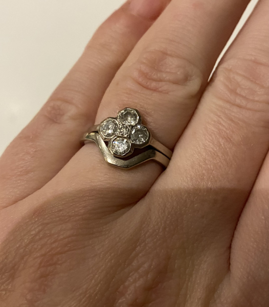 Show me your engagement and wedding ring please!