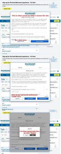 Consent pop-up again - help!