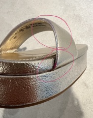 Have they sprayed these shoes gold? (Pics)