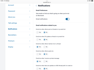 What's the point of the 'watching' button?