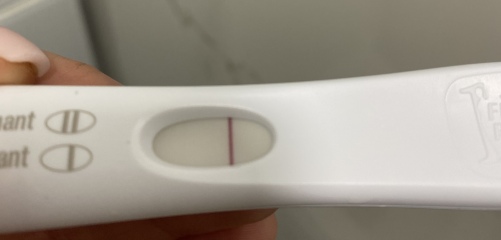 First time using first response tests yesterday and today