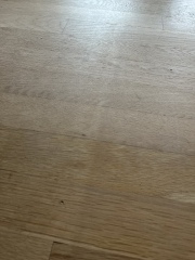 Please help me avoid turning an oak floor orange
