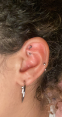 Do you have several ear piercings? Please can I see?