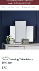 To ask you to show me your Dressing table