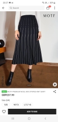 Knitted midi skirts