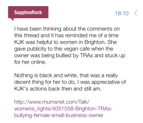 Here we go again! Brighton Police want to interview KJK about a hate crime.
