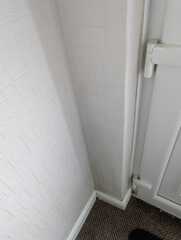 Damp patches in hallway 