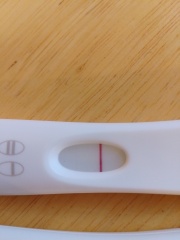 First time using first response tests yesterday and today