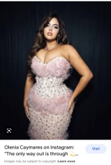 To think you can only be glamorous if you are slim?