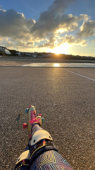 To want to talk about roller skating!