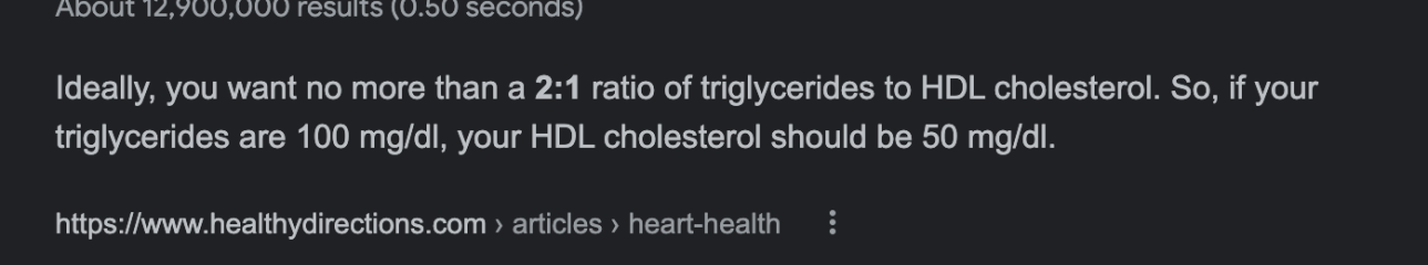 High cholesterol because high HDL?