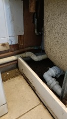 In despair over very damp wall following a bathroom 'accident' - what to do for the best??