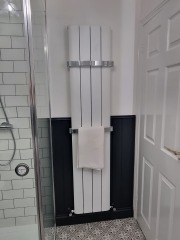 Bathroom tiles which aren't grey 'marble'