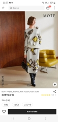 Knitted midi skirts