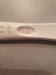 Faint positive 17 DPO