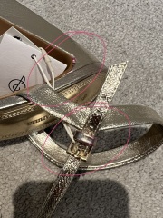 Have they sprayed these shoes gold? (Pics)