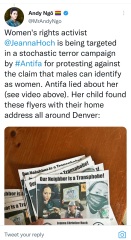 Standing for women - Portland rally cancelled over violent threats PART 2
