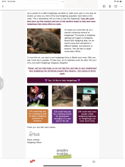 To ask you to please help hedgehogs and other wildlife prepare for winter