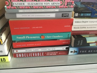 I may have bought a few books today. Where do I start?