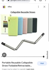 Travel straws.... Should I get telescopic or foldable ones?