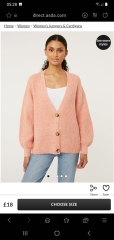 Slouchy cardigan like this (pic included)