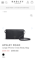 Handbag suitable for elderly mum