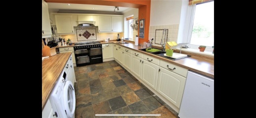 Weird-shaped kitchen in new house - PICS