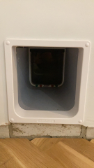 Best place for cat door in new house: is a wall tunnel to the outside bonkers?