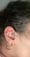 Do you have several ear piercings? Please can I see?