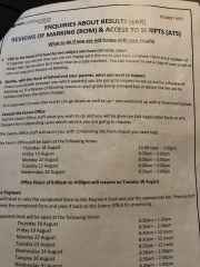 A Level remark. Who pays?