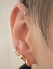 Do you have several ear piercings? Please can I see?