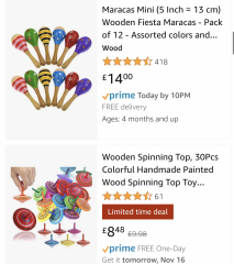 Plastic free party bag fillers