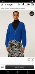 Slouchy cardigan like this (pic included)