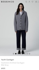 Charcoal grey cardigan