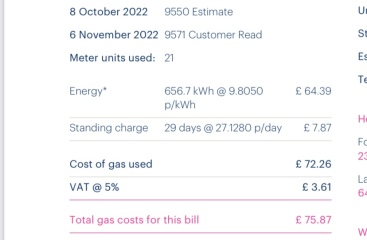 October Energy Bills, how did you do? 