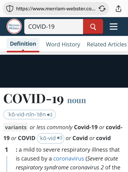 DH pronounces it "covvid"