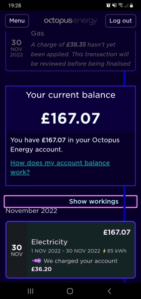 So what are your energy bills this month? 
