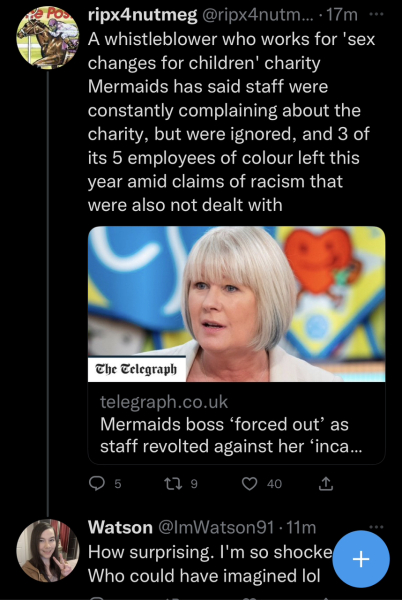 So that's why Susie Green left