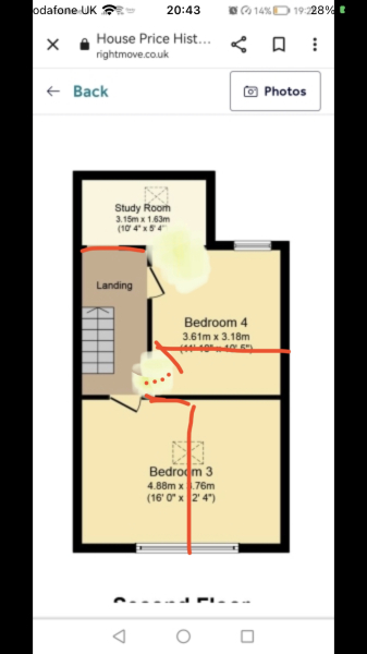 Any builders/architects about? Could this room be split in 2?