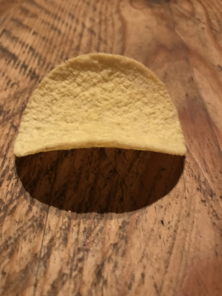 How do you eat a Pringle?
