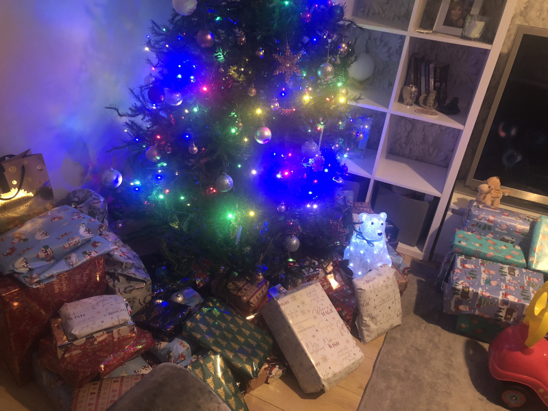 Show me your present pile