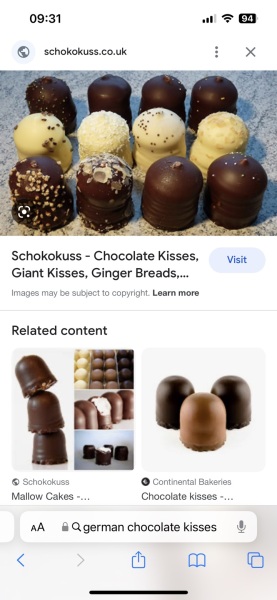 German chocolate kisses, how long can they keep?
