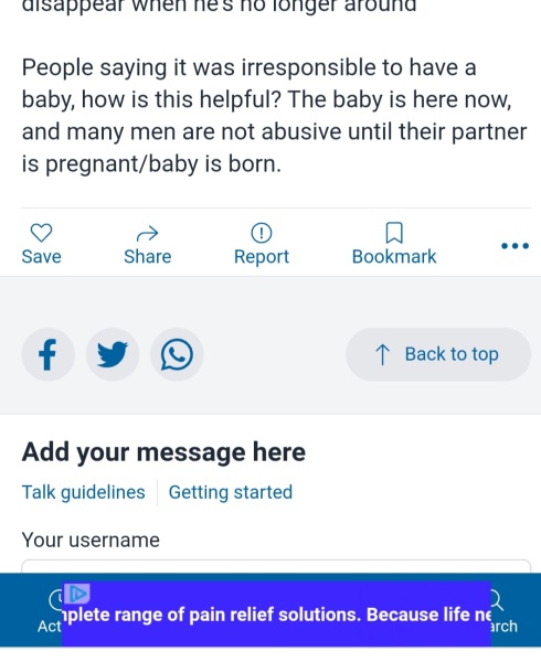 New & awkward placing of ads 